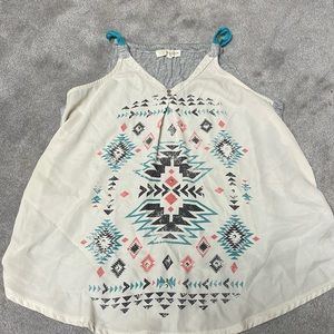 Rewind Tribal Tank Top Size Small